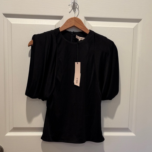 Et Ochs Tops - NWT - ET Ochs Black Serena Top (XS)